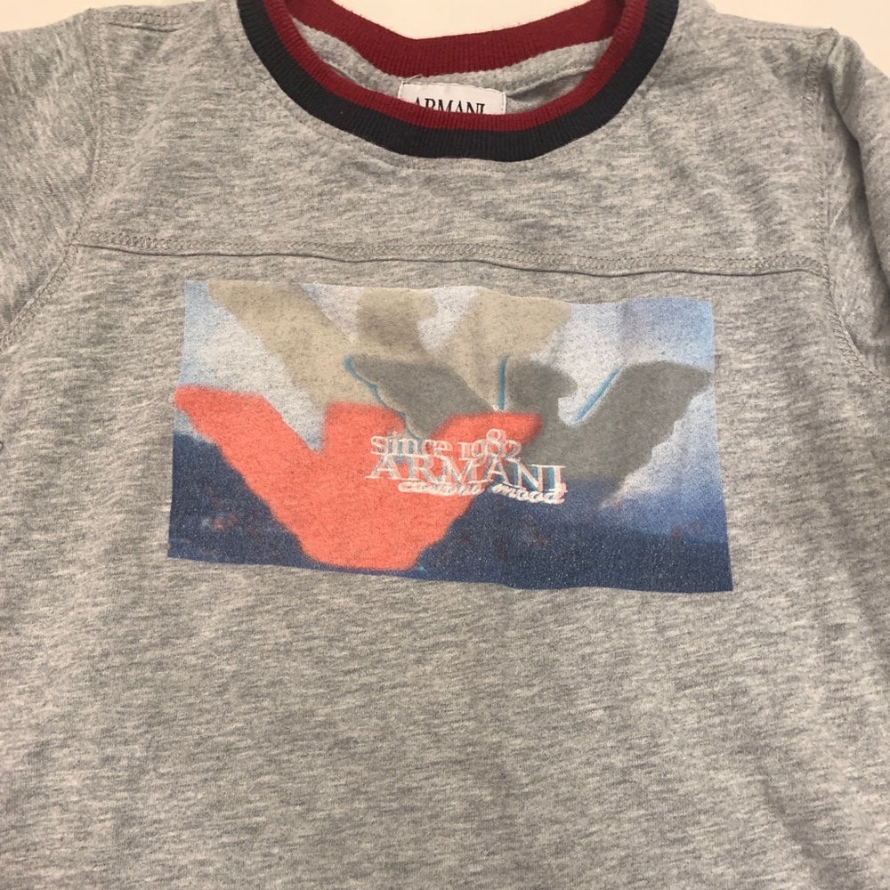 Armani Junior boys long sleeve top